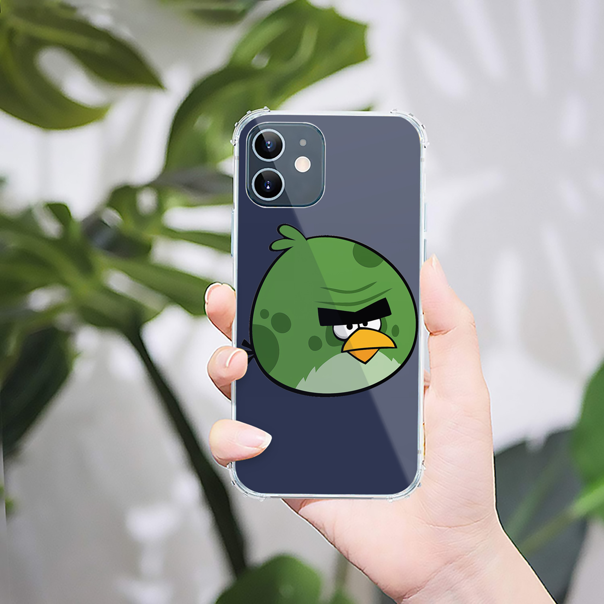 （画像用） Angry Birds アングリーバード 【iPhone 12シリーズ対応】透明スマホケース（クリアソフトケース）